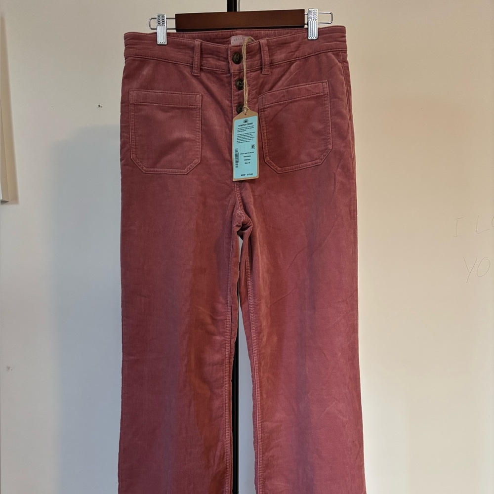 Faherty Womans stretch terry cord pants